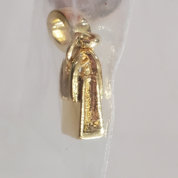 Effy Shopping bag, or purse charm, goldtone. - Picture 4 of 4